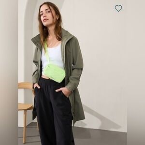 NWT Athleta Rainout Sutro Long Trench- sold OUT online!